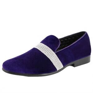 NEW AMALI men's monarch loafer in purple